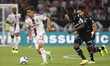 Romain FAIVRE of Lyon and Birama TOURE of Auxerre during the French championship Ligue 1 f...