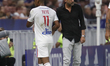 Peter BOSZ coach of Lyon and Furacao TETE of Lyon during the French championship Ligue 1 f...