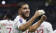Rayan CHERKI of Lyon celebrate a goal during the French championship Ligue 1 football matc...