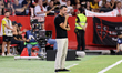 Xavi Hernandez, head coach of FC Barcelona, during the La Liga Santader match between Sevi...
