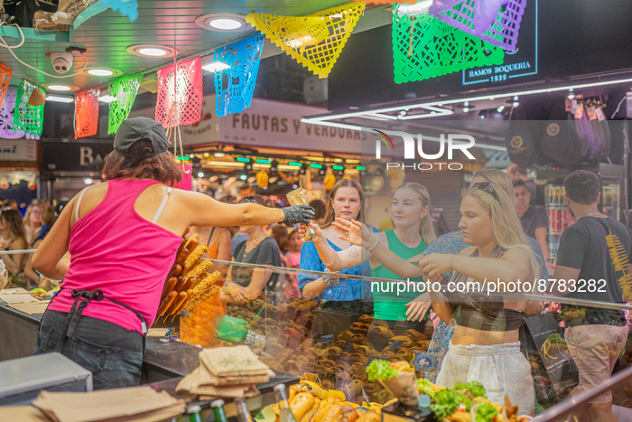 Tourists Take Advantage Of The Last Days Of Summer