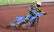 Lewis Kerr of Sheffield TruPlant Tigers  during the SGB Premiership match between Belle Vu...