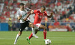 David Neres forward of SL Benfica in action during the UEFA Champions League group H match...