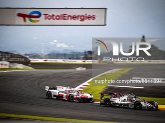 83 PERRODO Francois (fra), NIELSEN Nicklas (dnl), ROVERA Alessio (ita), AF Corse, Oreca 07 - Gibson, action during the 6 Hours of Fuji 2022,...