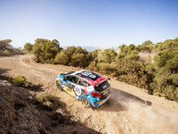 59 ARMSTRONG Jon (gbr), HOY Brian (irl), Ford Fiesta Rally3, action during the Acropolis Rally Greece 2022, 10th round of the 2022 WRC World...