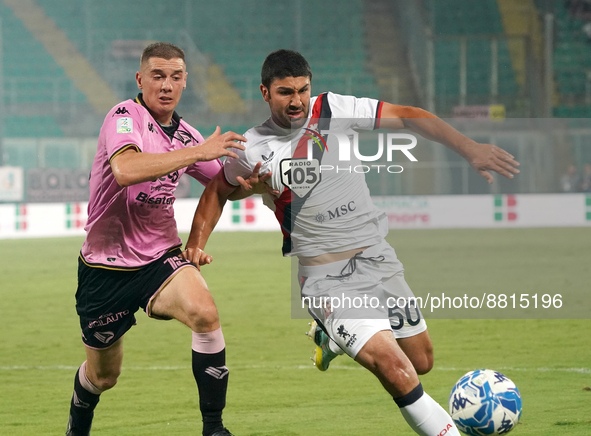 Guven Yalcin of Genoa Cfc during the Serie B match between Palermo Fc and Genoa Cfc on September  9, 2022 stadium "Renzo Barbera" in Palermo...