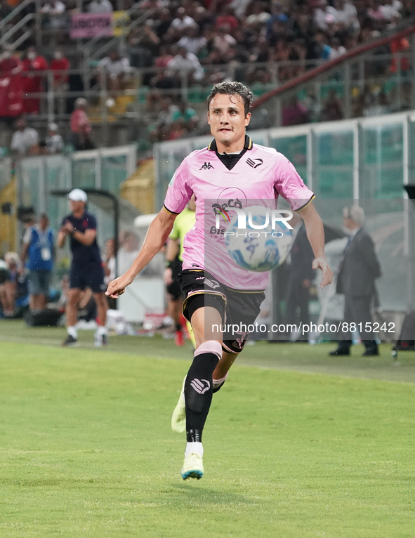 Ales Mateju of Palermo Fc during the Serie B match between Palermo Fc and Genoa Cfc on September  9, 2022 stadium "Renzo Barbera" in Palermo...