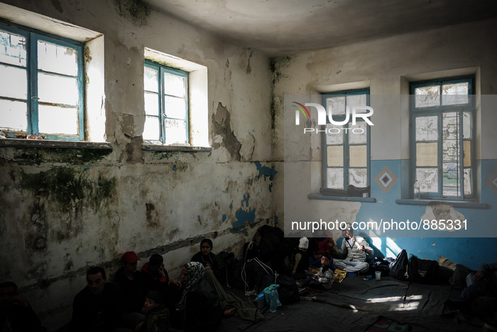 Leros Refugee Camp in Greece