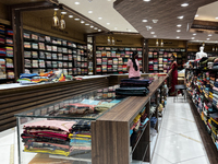 Textile shop in Thiruvananthapuram, Kerala, India, on May 22, 2022. (