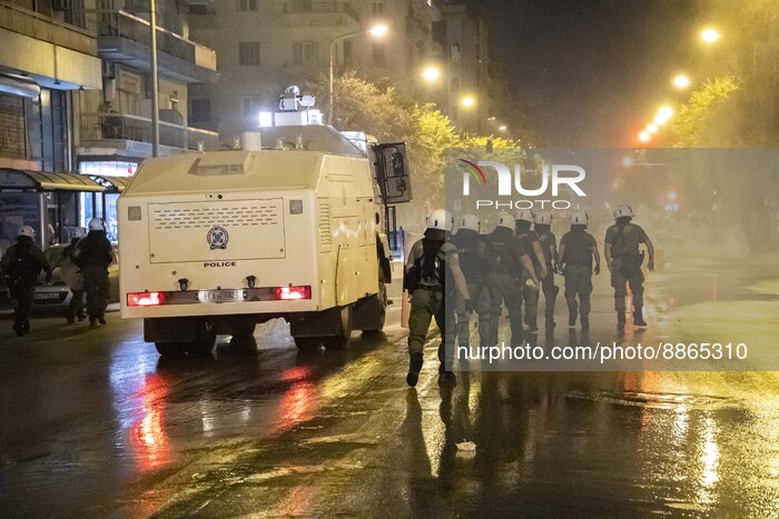 Riots Broke Out Forcing A Music Concert To Break Up In Thessaloniki