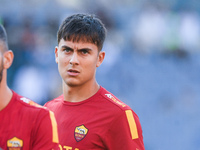 Paulo Dybala of AS Roma looks on during the Serie A match between AS Roma and Atalanta BC at Stadio Olimpico, Rome, Italy on 18 September 20...