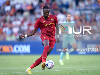 Tammy Abraham of AS Roma during the Serie A match between AS Roma and Atalanta BC at Stadio Olimpico, Rome, Italy on 18 September 2022.  (