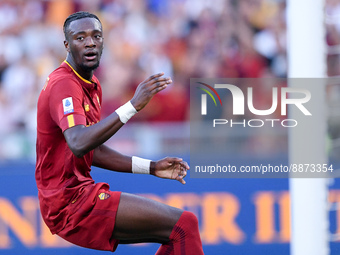 Tammy Abraham of AS Roma looks dejected during the Serie A match between AS Roma and Atalanta BC at Stadio Olimpico, Rome, Italy on 18 Septe...