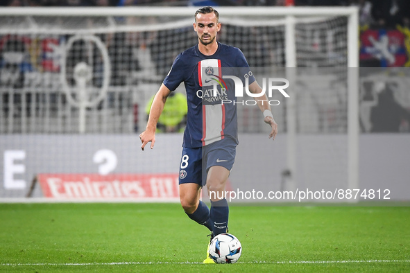 Fabian RUIZ of PSG during the French championship Ligue 1 football match between Olympique Lyonnais and Paris Saint-Germain on September 18,...