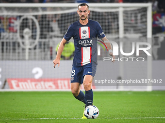 Fabian RUIZ of PSG during the French championship Ligue 1 football match between Olympique Lyonnais and Paris Saint-Germain on September 18,...