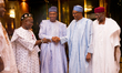 President Muhammadu Buhari receive list of confirmed screen ministers from Senate presiden...