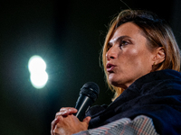 The actress Anna Foglietta in Rieti, (Italy) on 17 September 2022 during the thirteenth edition of Liberi sulla Carta, independent publishin...