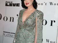 Dita Von Teese at the "Don't Worry Darling" photo call at AMC Lincoln Square Theater on September 19, 2022 in New York City. (