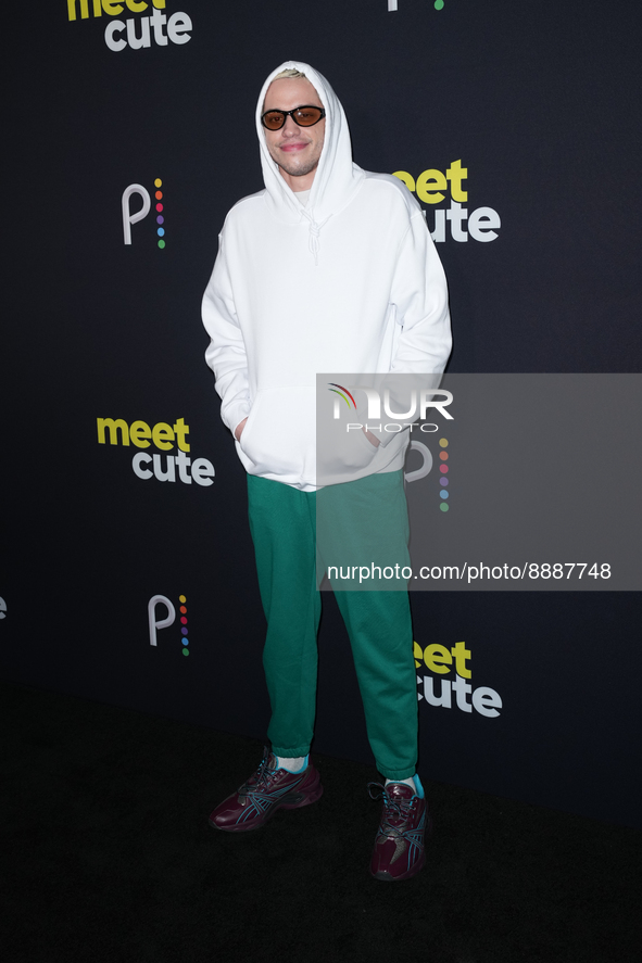 Pete Davidson at Peacock's "Meet Cute" New York Premiere on September 20, 2022 in New York City. 