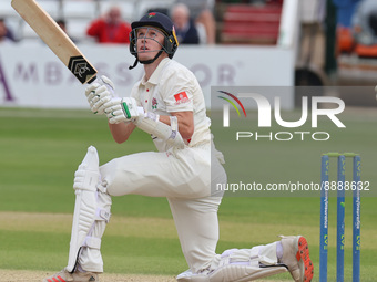 Tom Bailey of Lancashire CCC in action during LV= COUNTY CHAMPIONSHIP - DIVISION ONE Day One of 4 match between Essex CCC against Lancashire...