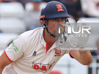 Essex's Sir Alastair Cook during LV= COUNTY CHAMPIONSHIP - DIVISION ONE Day One of 4 match between Essex CCC against Lancashire CCC at The C...