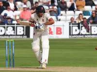 Essex's Feroze Khushi during LV= COUNTY CHAMPIONSHIP - DIVISION ONE Day One of 4 match between Essex CCC against Lancashire CCC at The Cloud...
