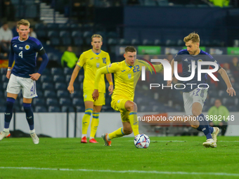 Stuart Armstrong of Scotland during the UEFA Nations League match between Scotland and Ukraine at Hampden Park, Glasgow, United Kingdom on 2...