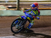 Tobiasz Musielak  in action  for Sheffield TruPlant Tigers during the SGB Premiership match between Sheffield Tigers and Belle Vue Aces at O...