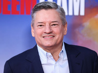 Co-CEO and Chief Content Officer of Netflix Ted Sarandos arrives at the Los Angeles Special Screening Of Netflix's 'The Redeem Team' held at...