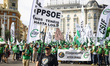 Several thousands people attend a demonstration organized from the trade union CSIF to pro...