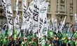 Several thousands people attend a demonstration organized from the trade union CSIF to pro...