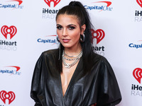 Jena Rose poses in the press room at the 2022 iHeartRadio Music Festival - Night 1 held at the T-Mobile Arena on September 23, 2022 in Las V...
