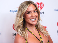 Kristin Cavallari poses in the press room at the 2022 iHeartRadio Music Festival - Night 1 held at the T-Mobile Arena on September 23, 2022...