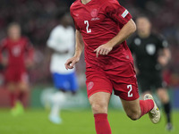 Joachim Andersen (Denmark)   controls the ball during Denmark and France at Parken,  Copenhagen, Denmark on 25 September 2022.  (