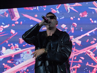 Marracash  during the Italian singer Music Concert Marracash "IN PERSONA TOUR" on September 25, 2022 at the Arena in Verona, Italy (