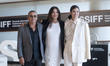 (L-R) Actor Eduard Fernandez, actresses Barbara Lennie, and Loreto Mauleon, pose at the pr...