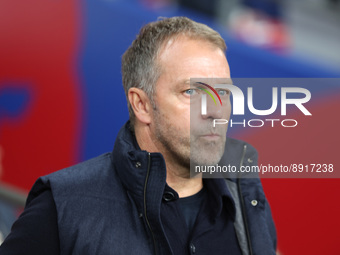 LONDON ENGLAND - SEPTEMBER 26 : Hans -Diater Flick Head Coach of Germany during UEFA Nations League - Group A3 match between England against...