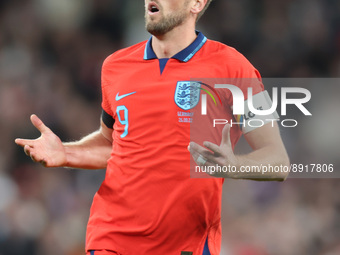 LONDON ENGLAND - SEPTEMBER 26 : Harry Kane (Tottenham) of England during UEFA Nations League - Group A3 match between England against German...