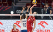 Pimpichaya Kokram (THA),Magdalena Stysiak (POL) during the FIVB Volleyball Women's World C...
