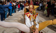 A figurant during the procession, in the historic center of Altamura on 1 October 2022.
F...