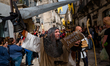 A figurant during the procession, in the historic center of Altamura on 1 October 2022.
F...