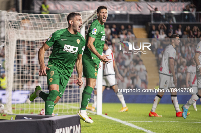 Rayo Vallecano v Elche CF - LaLiga Santander
