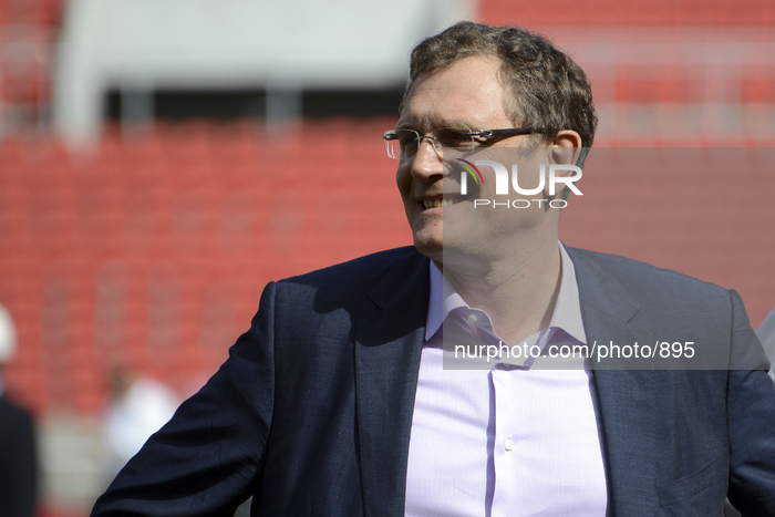 Jerome Valcke, Secretary General of FIFA, visit the Beira Rio stadium