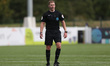 Match referee MATT CORLETT during the FA Women's Continental Tyres League Cup match betwee...