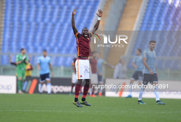 Antonio Rudiger during the Italian Serie A football match A.S. Roma vs S.S. Lazio at the Olympic Stadium in Rome, on november 08, 2015. 