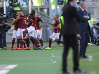Edin Dzeko during the Italian Serie A football match A.S. Roma vs S.S. Lazio at the Olympic Stadium in Rome, on november 08, 2015. (