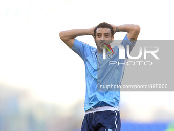 Felipe Anderson during the Italian Serie A football match A.S. Roma vs S.S. Lazio at the Olympic Stadium in Rome, on november 08, 2015. (