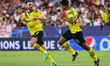 Jude Bellingham of Borussia Dortmund celebrate a goal during the UEFA Champions League Gro...