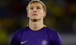 Matthias Braunoder of FK Austria Wien looks on prior to the UEFA Europa Conference League...