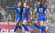 Sophia Smith(Portland Thorns)of USA celebrates her goal during Women's International Frien...